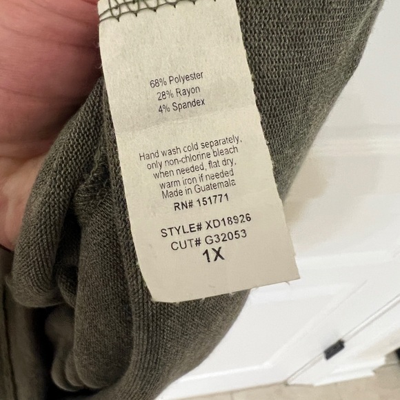 NWOT - Kaileigh Olive Long Sleeve Dress - Picture 8 of 8